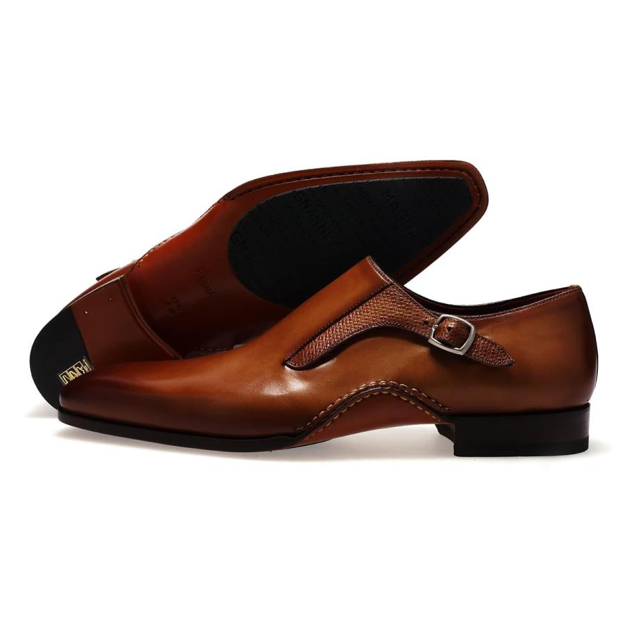 マグナーニ メンズ ドレスシューズ ミクスドメディア シングルモンク スペイン製 MAGNANNI 26304の画像