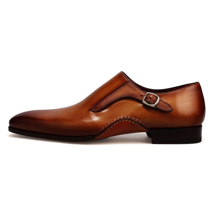 マグナーニ メンズ ドレスシューズ ミクスドメディア シングルモンク スペイン製 MAGNANNI 26304の画像