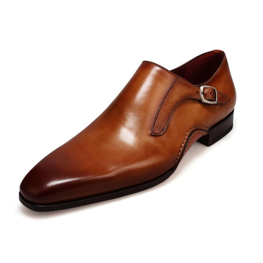 マグナーニ メンズ ドレスシューズ ミクスドメディア シングルモンク スペイン製 MAGNANNI 26304の画像