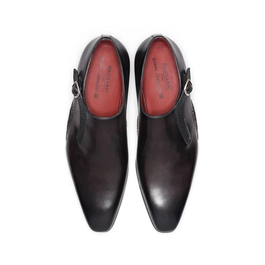 マグナーニ メンズ ドレスシューズ ミクスドメディア シングルモンク スペイン製 MAGNANNI 26304の画像