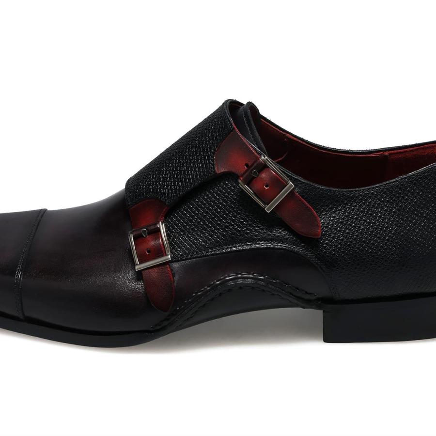 マグナーニ メンズ ドレスシューズ ミクスドメディア ダブルモンク スペイン製 MAGNANNI 26535の画像