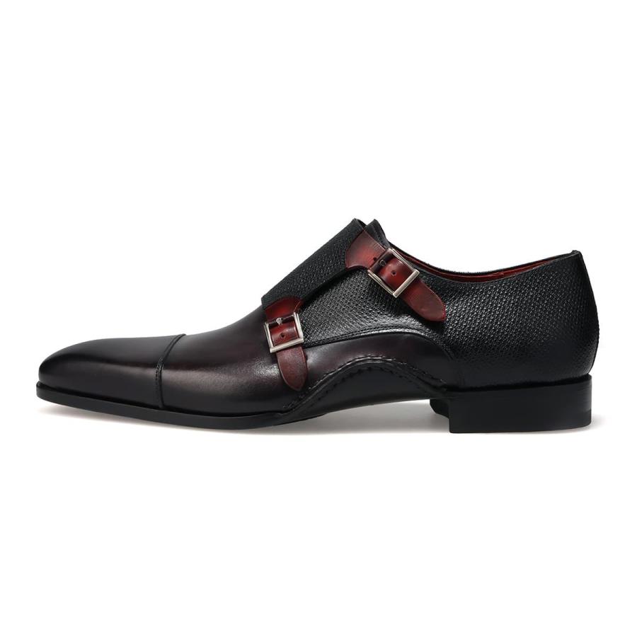 マグナーニ メンズ ドレスシューズ ミクスドメディア ダブルモンク スペイン製 MAGNANNI 26535の画像