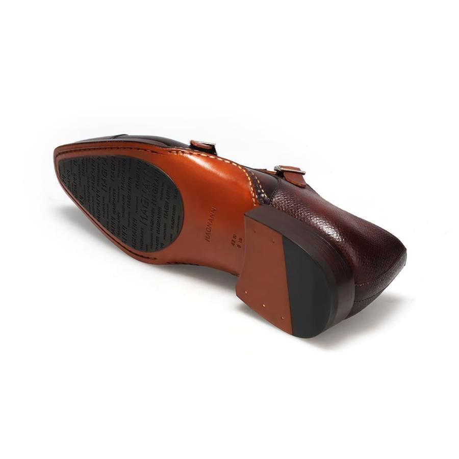 マグナーニ メンズ ドレスシューズ ミクスドメディア ダブルモンク スペイン製 MAGNANNI 26535の画像