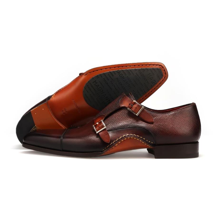 マグナーニ メンズ ドレスシューズ ミクスドメディア ダブルモンク スペイン製 MAGNANNI 26535の画像
