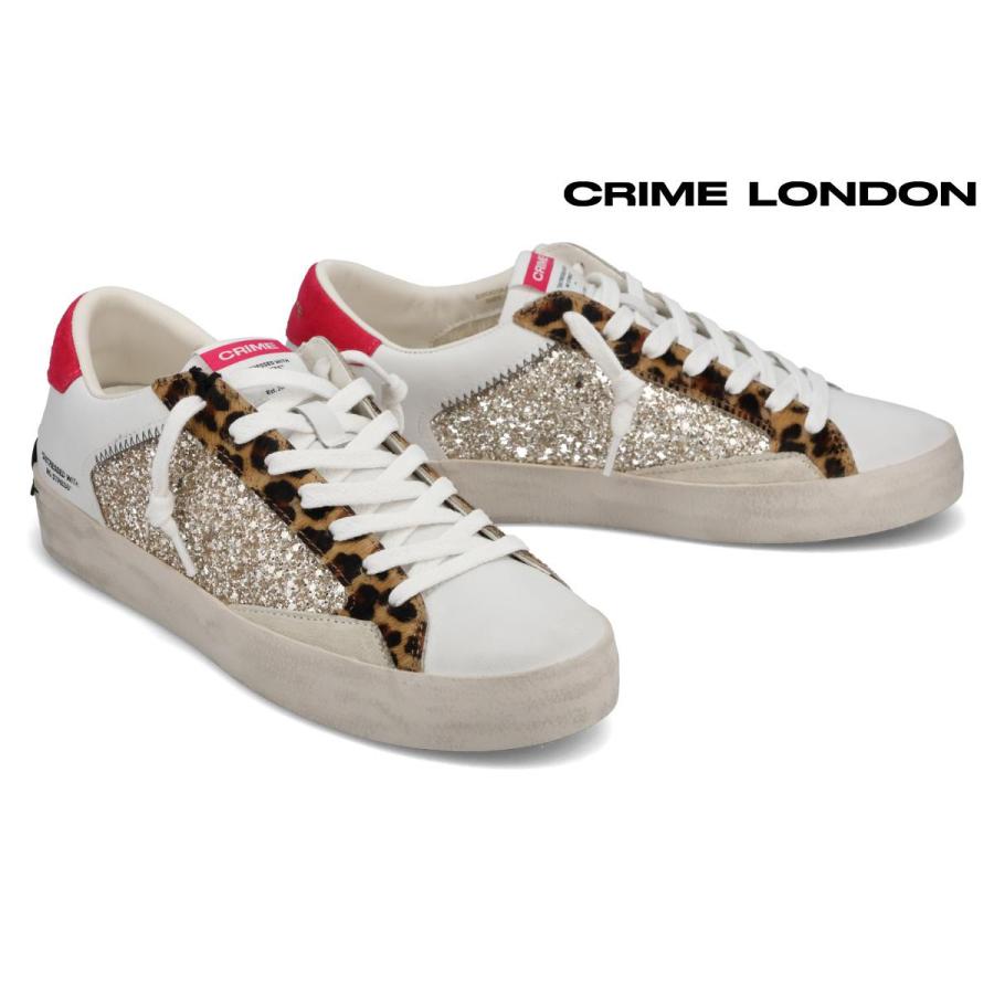 美品ホワイトCRIME LONDON スニーカー37 （Sk8 Deluxe White