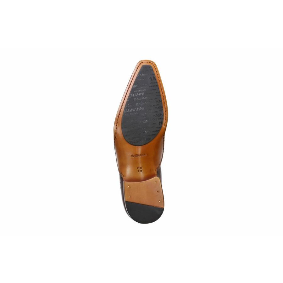 MAGNANNI ブラウン ビジネス ドレスシューズ MAGNANNI マグナーニ メンズ ドレスシューズ 34133dbrbr ホール