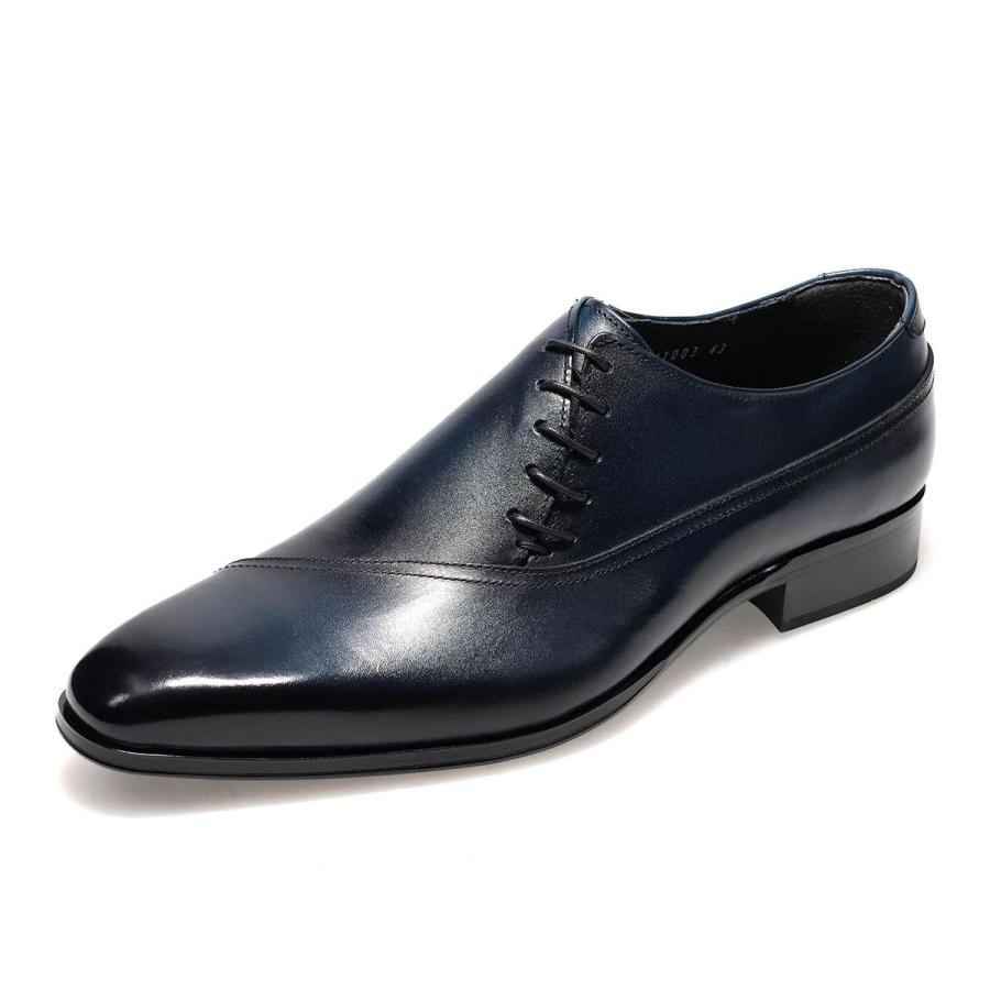 クインクラシコ メンズ ドレスシューズ サイドレース ブラック ネイビー 日本製 QueenClassico 41003s | Queen Classico | 10