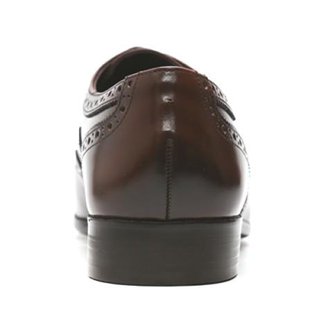 ビジネスシューズ 本革 ウイングチップ メンズ 革靴 本革 クインクラシコ Queen Classico ドレスシューズ 41006 DBR ダークブラウン(茶) ウイングチップ｜queen-classico｜06