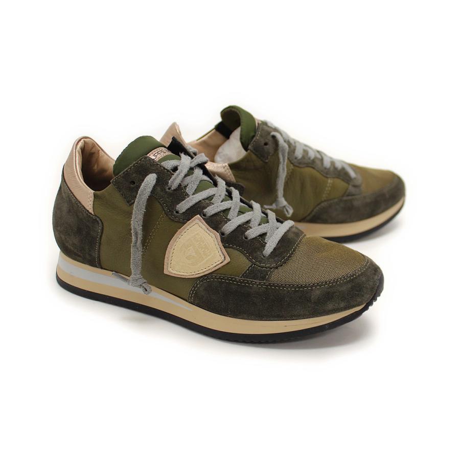 スニーカー メンズ カーキ フィリップモデル Philippe Model メンズ スニーカー 75grbg グリーン ベージュ Tropez World ランニングスニーカー 75grbg Queen Classico Yahoo ショップ 通販 Yahoo ショッピング