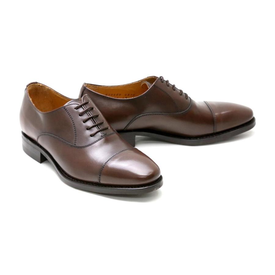 ビジネスシューズ 本革 ストレートチップ キャップトゥ メンズ 革靴 本革 クインクラシコ 4276ddbr ダークブラウン(茶色) キャップトゥラバーソール