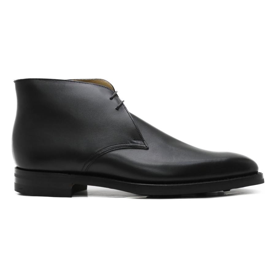 [サイズ交換片道無料]クロケット&ジョーンズ / Crockett&Jones メンズ ドレスシューズ 5072 テッドベリー / チャッカブーツ ブラックの画像