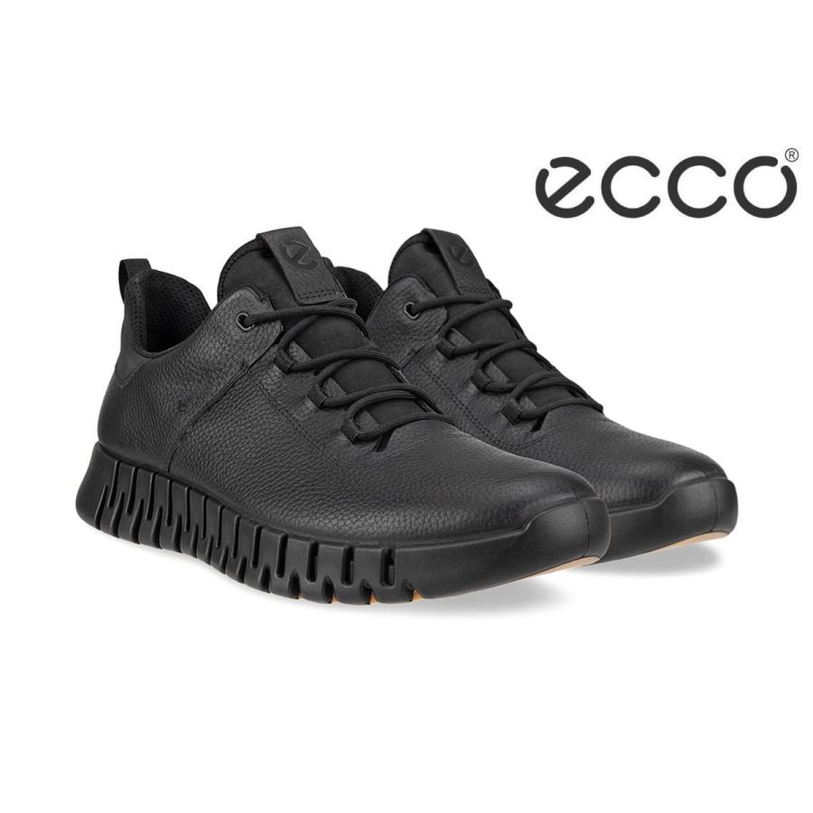 ecco エコー メンズ スニーカー グルーブ ゴアテックス ブラック ECCO  