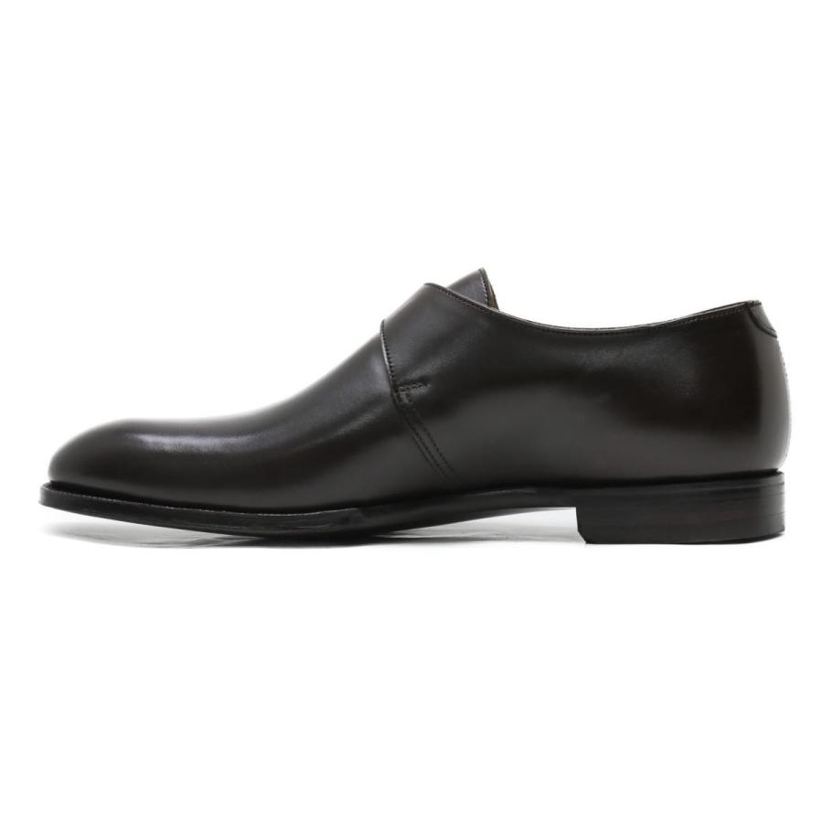 クロケット&ジョーンズ / Crockett&Jones メンズ ドレスシューズ 5977 ザヴィル/シングルモンクストラップ ダークブラウン 英国製の画像