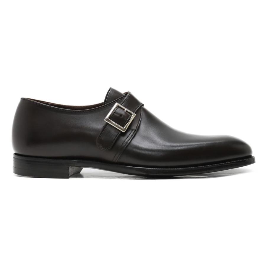 クロケット&ジョーンズ / Crockett&Jones メンズ ドレスシューズ 5977 ザヴィル/シングルモンクストラップ ダークブラウン 英国製の画像