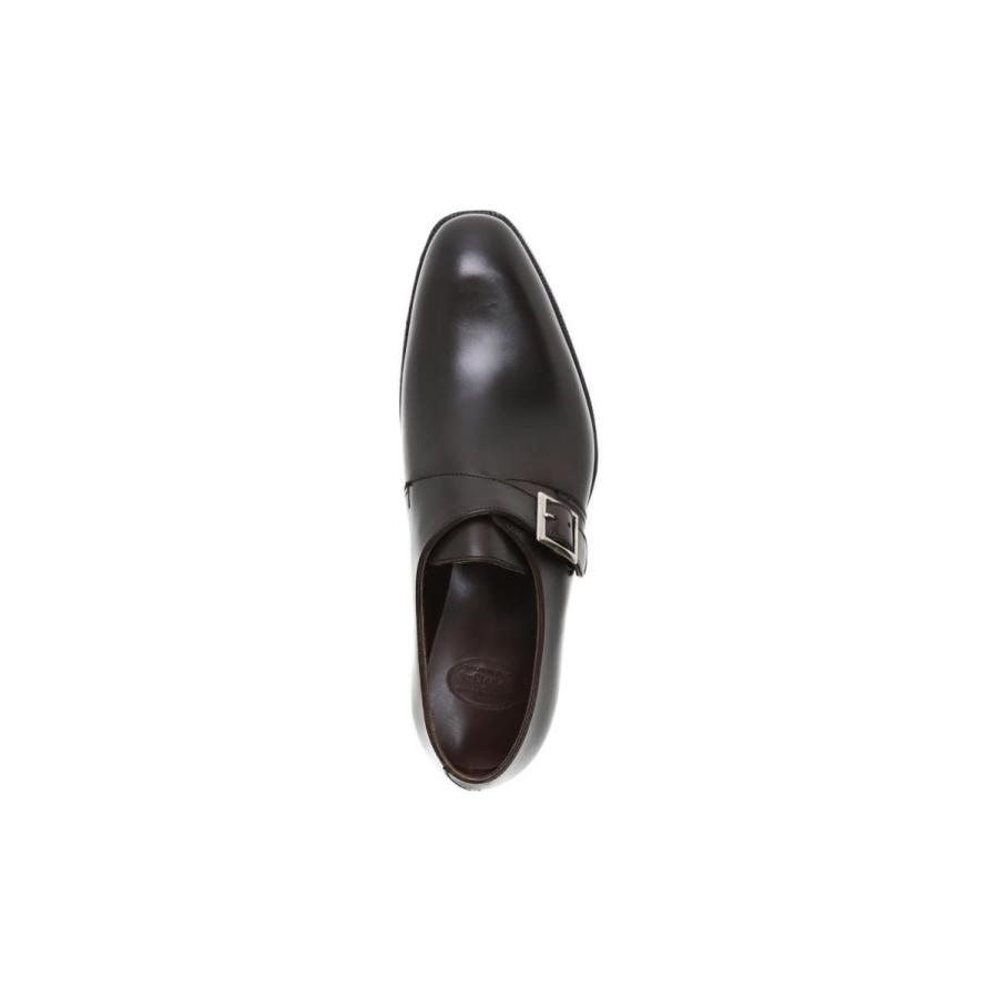 クロケット&ジョーンズ / Crockett&Jones メンズ ドレスシューズ 5977 ザヴィル/シングルモンクストラップ ダークブラウン 英国製の画像