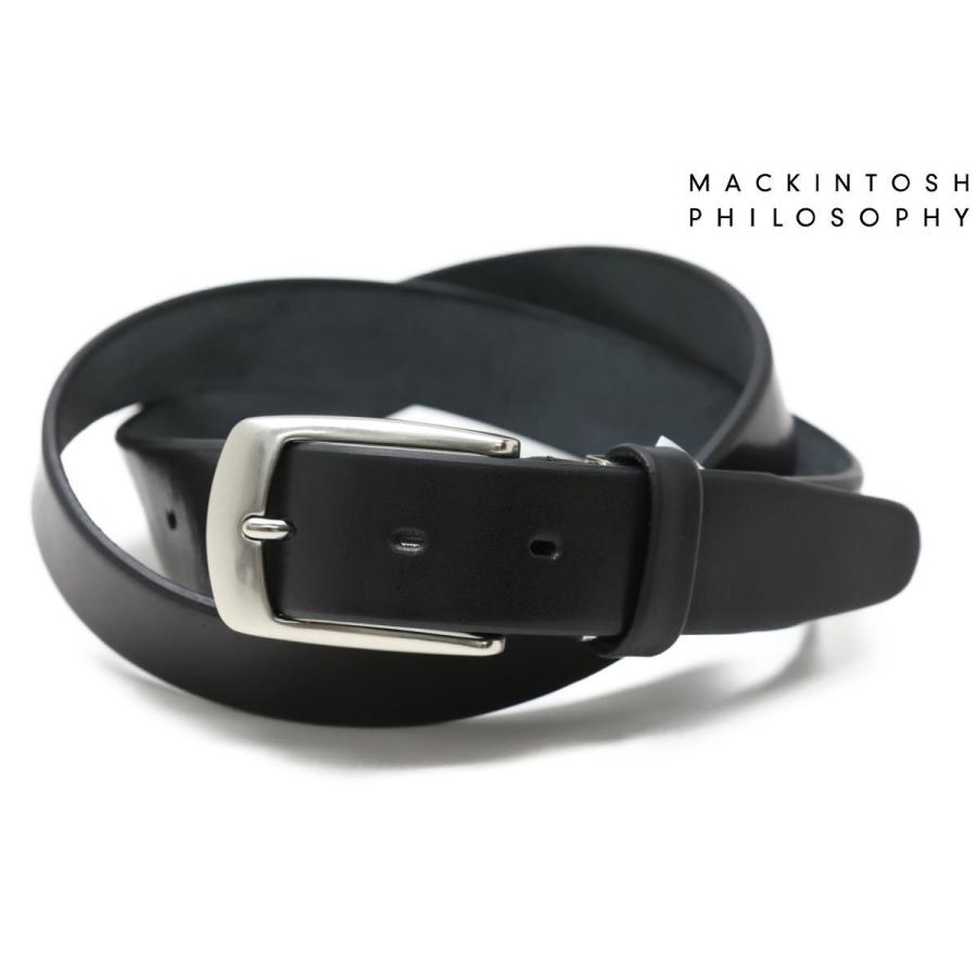 マッキントッシュ フィロソフィー / MACKINTOSH PHILOSOPHY バッグ 808017bk ビジネスベルト MAP-808017-001 ブラック 国産(日本製) belt bz bebk cw w35