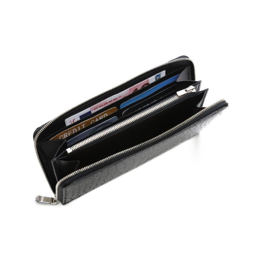 LE'SAC（レザック） 財布 8166nt ナイルクロコダイルラウンドジップ長