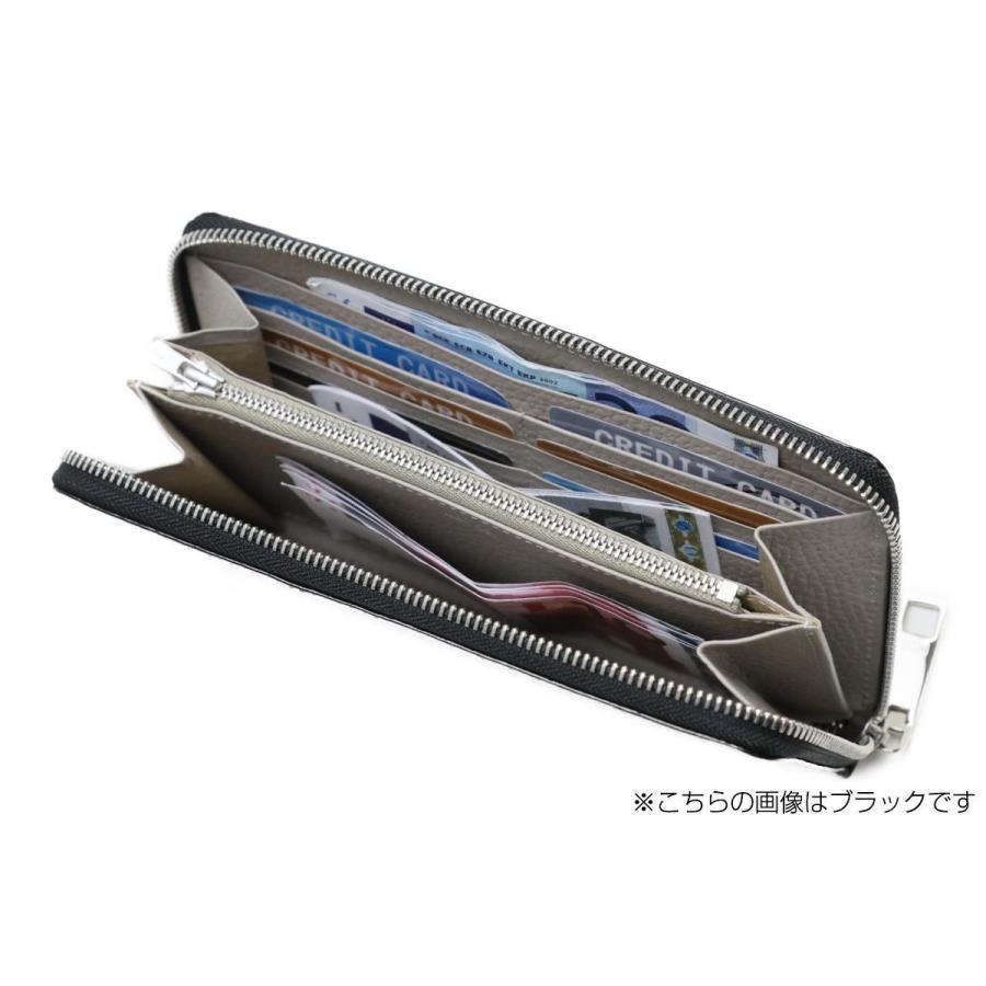 限定価格セール 美品 LESAC レザー 長財布 ダークブルー 日本製