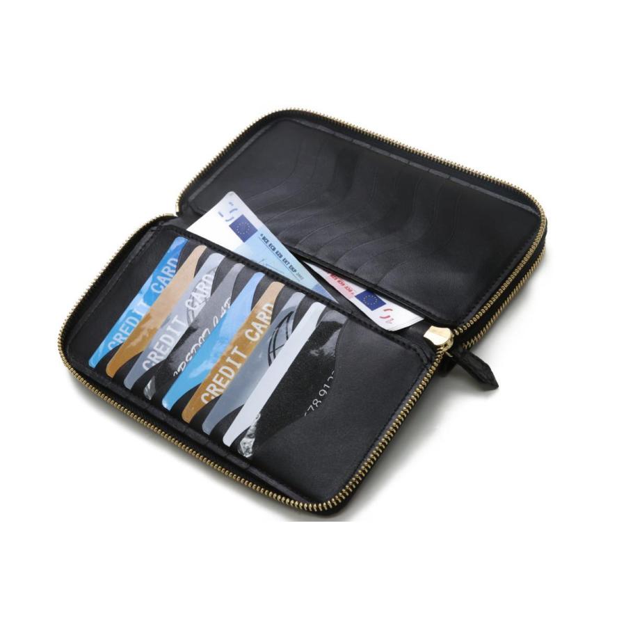 LE'SAC（レザック） 財布 ナイルクロコダイル Wファスナー長財布（1枚