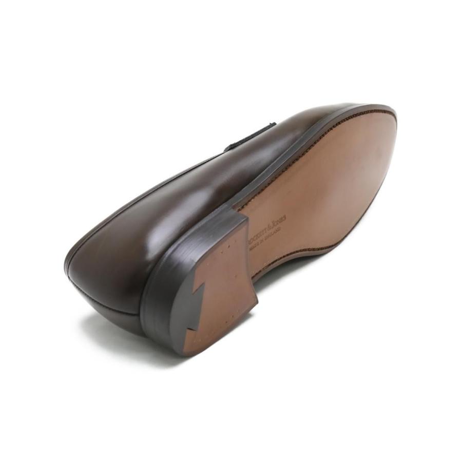 [サイズ交換片道無料]クロケット&ジョーンズ ボストン ローファー ダークブラウン 8363 314 Crockett&Jones メンズ ドレスシューズの画像