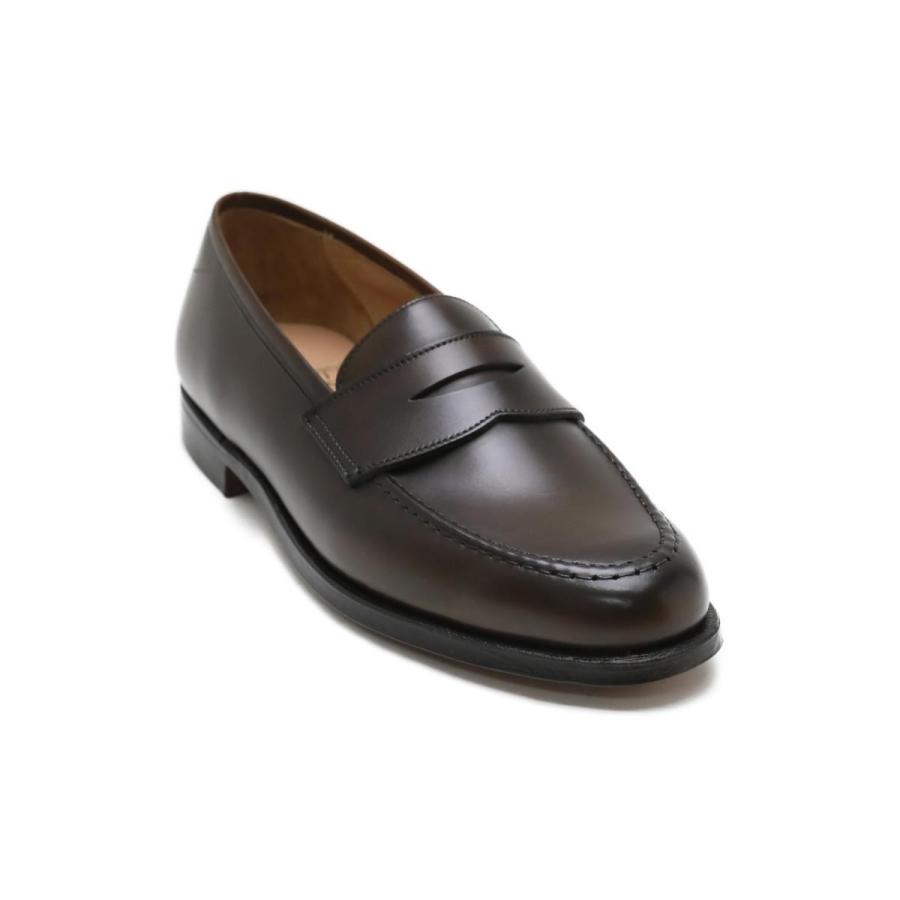 [サイズ交換片道無料]クロケット&ジョーンズ ボストン ローファー ダークブラウン 8363 314 Crockett&Jones メンズ ドレスシューズの画像