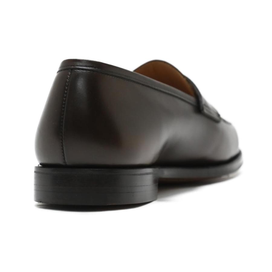 [サイズ交換片道無料]クロケット&ジョーンズ ボストン ローファー ダークブラウン 8363 314 Crockett&Jones メンズ ドレスシューズの画像
