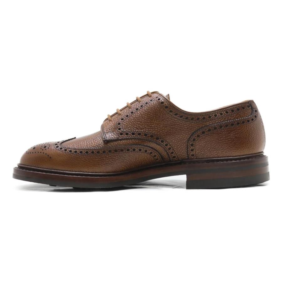 [サイズ交換片道無料]クロケット&ジョーンズ / Crockett&Jones メンズ ドレスシューズ 8679 br ペンブローク/フルブローグ ブラウン 英国製｜queen-classico｜02