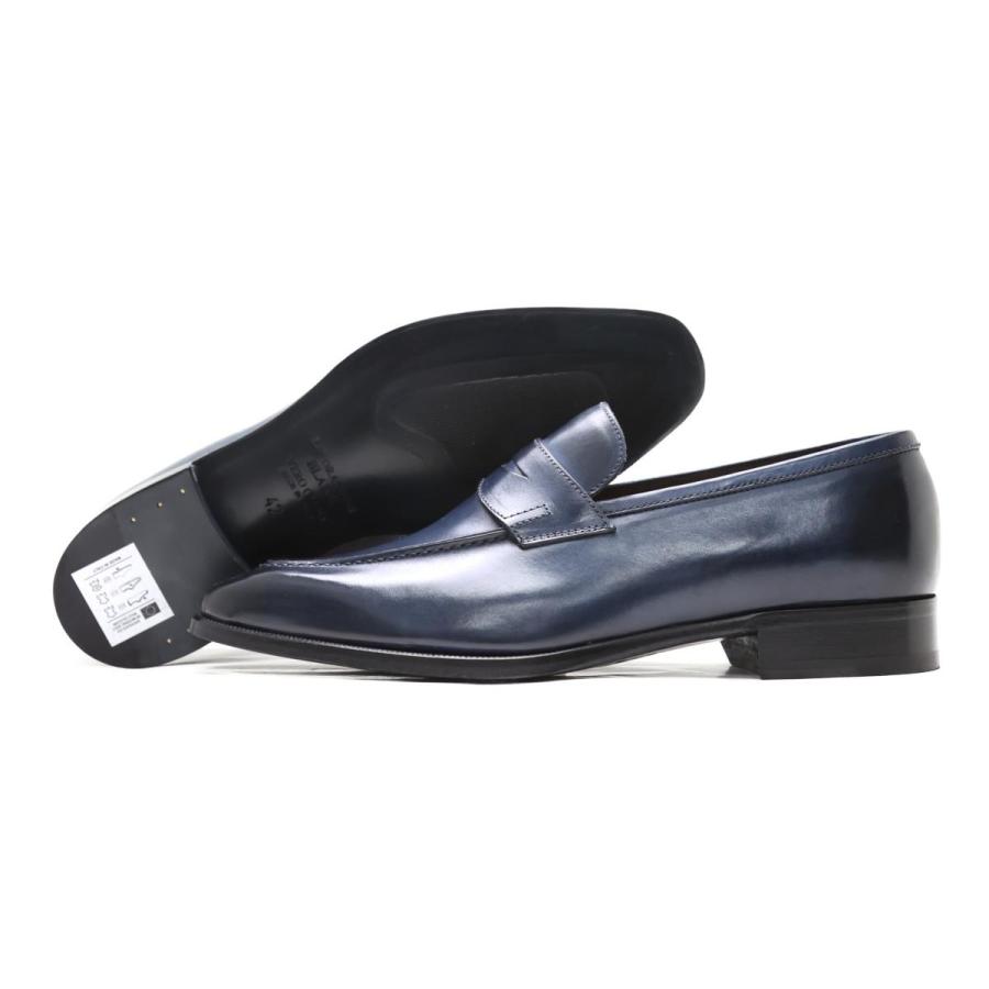 クインクラシコ / QueenClassico メンズ ドレスシューズ コインローファー ジーンズ イタリア製 8731jes 