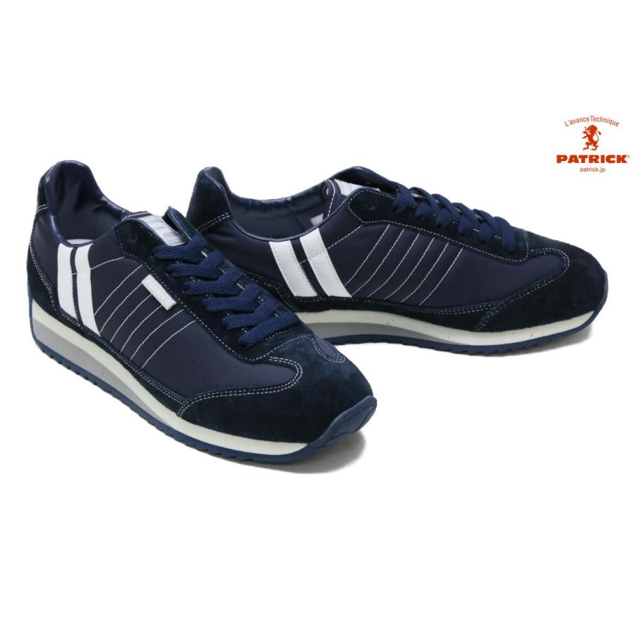 PATRICK（パトリック） メンズ スニーカー マラソン ネイビー 国産