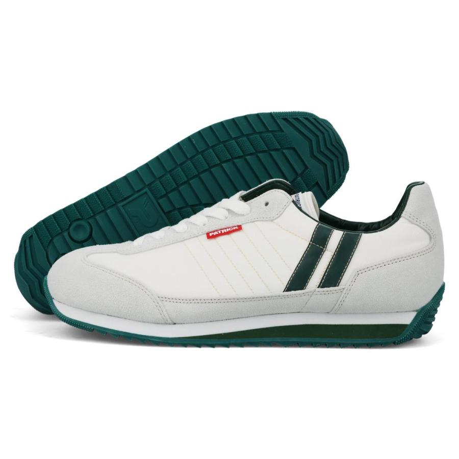 PATRICK（パトリック） メンズ スニーカー マラソン ホワイト グリーン