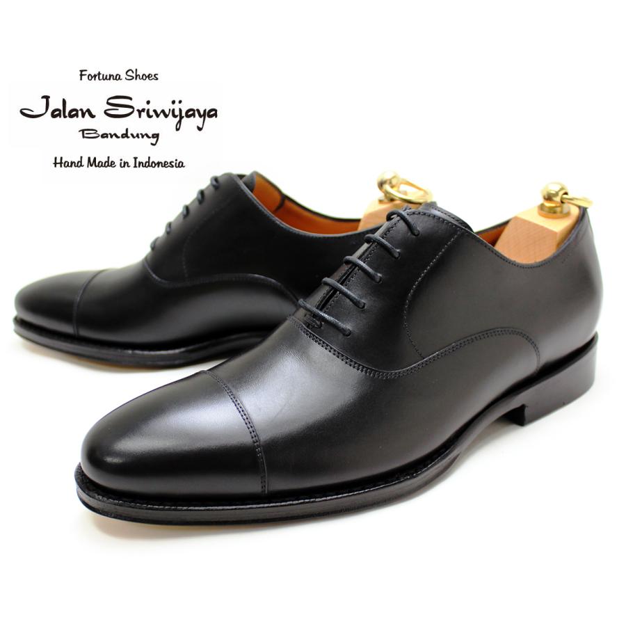 ジャランスリワヤ JALAN SRIWIJAYA メンズ ビジネスシューズ バンドン ストレートチップ ジャランスリウァヤ ブラック キャップトゥ ドレスシューズ 98317 bk