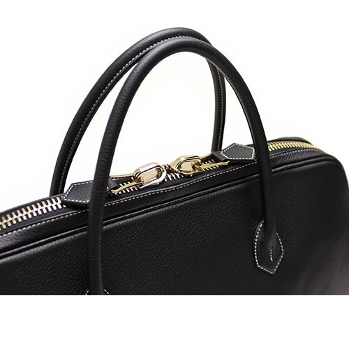 トートバッグ メンズ 本革 A4 ブラック/ネイビー Cisei チセイ シセイ