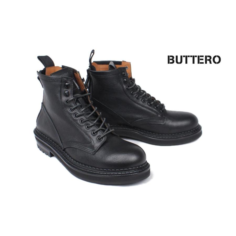 BUTTERO ブッテロ ペコスブーツ ブラック 40 希少 ブッテロ BUTTERO ペコスブーツ 黒 41