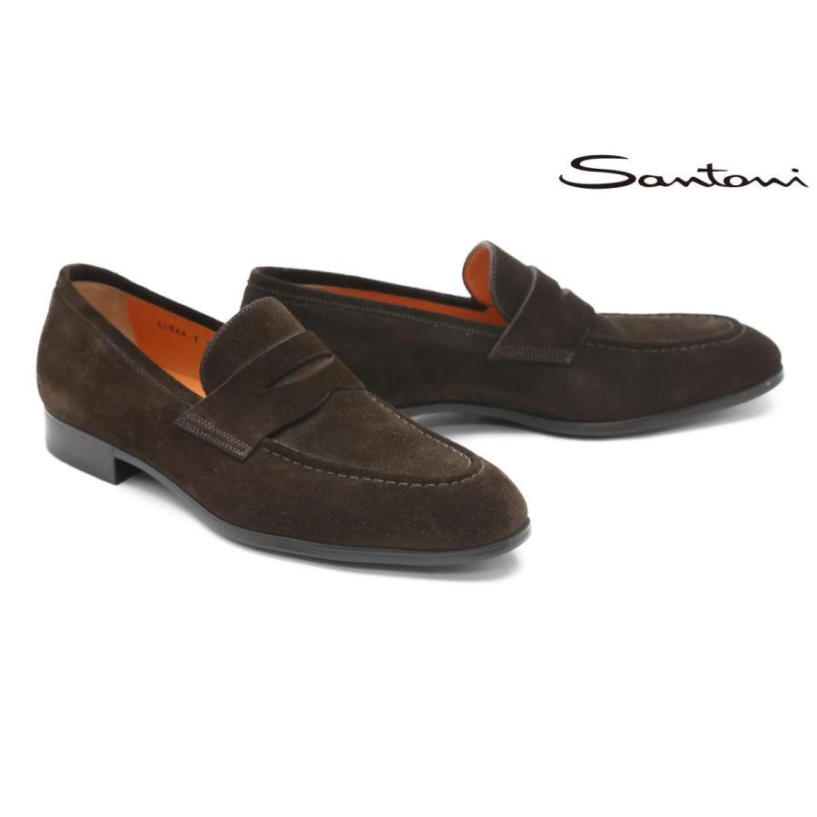 まとめ買い特価 シューズ サントーニ メンズ Santoni ローファー 靴dark Blue メンズ靴