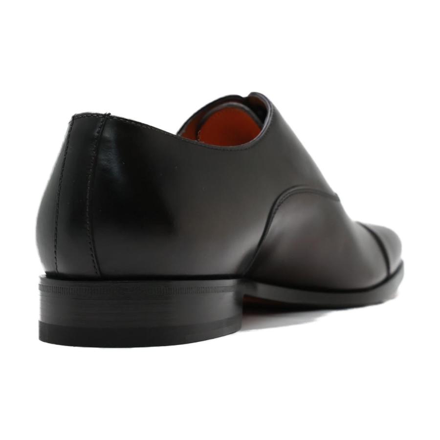 セットブラウンとブラックレザーキャップトゥドレスシューズ