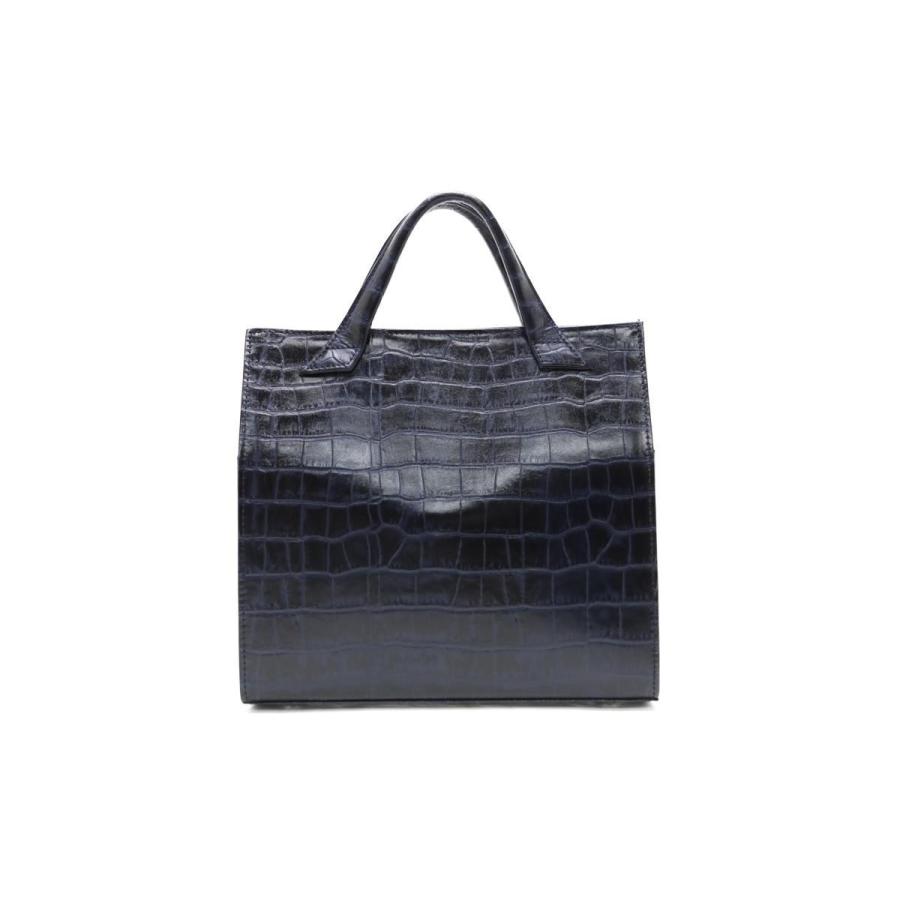 本革 ミニトートバッグ クロコ型押し 国産牛革 BajoLugo バジョルゴ 本