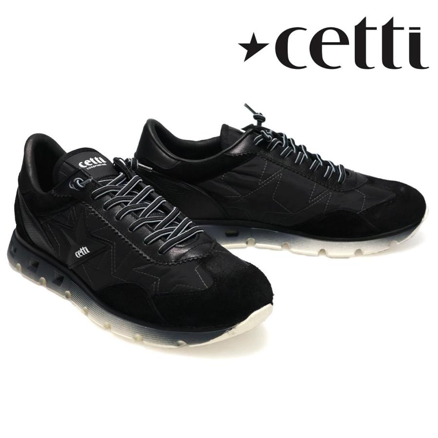 セッティ メンズ スニーカー レザースニーカー ネイビー/グレー ブラック スペイン製 cetti c1385-252 : 靴のクインクラシコ ...