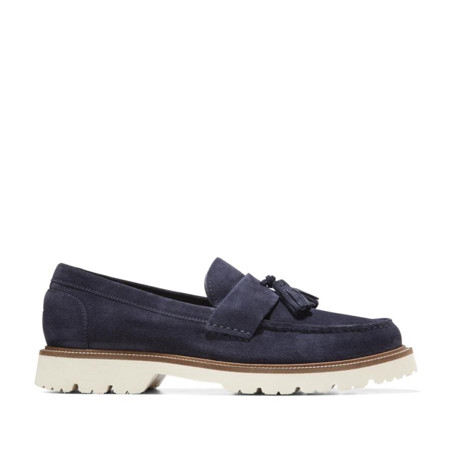 【新品】COLE HAAN コールハーン ネイビースエード タッセル ローファー COLE HAAN（コールハーン） メンズ カジュアルシューズ アメリカン