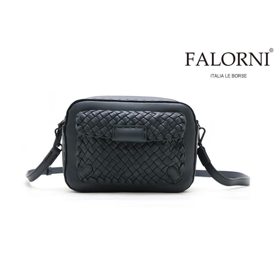 falorni ファロルニ バッグ 2WAYショルダーバッグ ネイビー イタリア製 