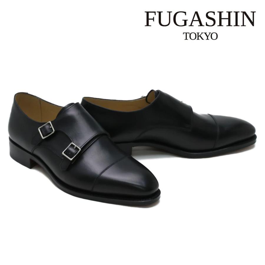 [サイズ交換片道無料] フウガシン メンズ ドレスシューズ ダブルモンクストラップ FUGASHIN fdm4103の画像