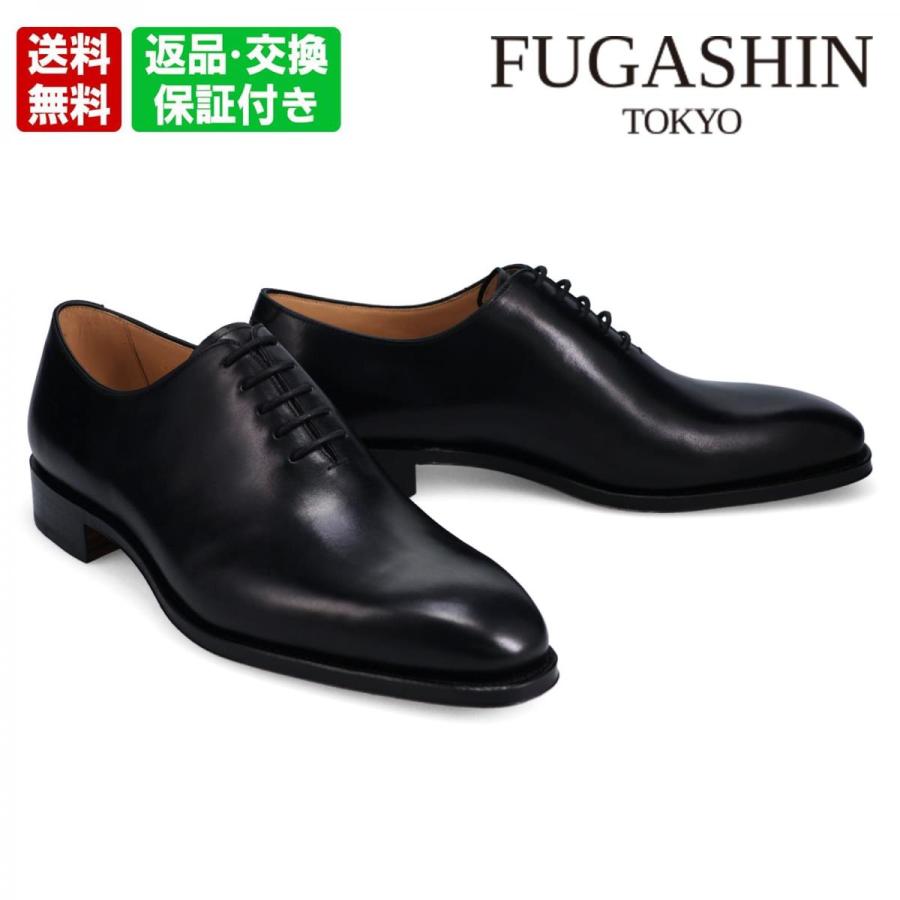 フウガシン メンズ ドレスシューズ ホールカット ブラック FUGASHIN fdm4107
