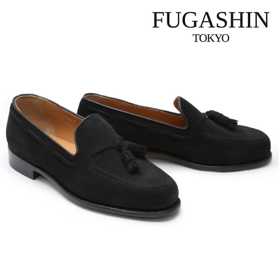 フウガシン メンズ ドレスシューズ タッセルローファー ブラック FUGASHIN fg7102_1