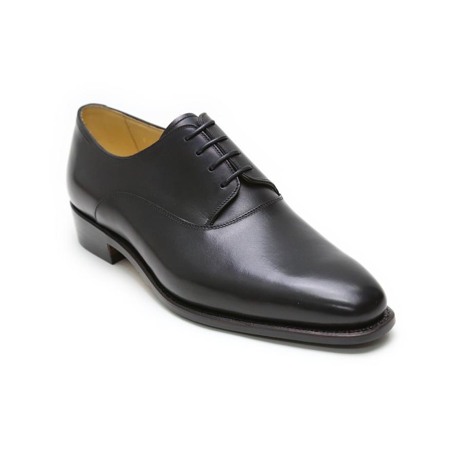 フウガシン プレーントゥ ホールカット ブラック FUGASHIN 6.5 FUGASHIN ビジネスシューズ 本革 プレーントゥ ホールカット