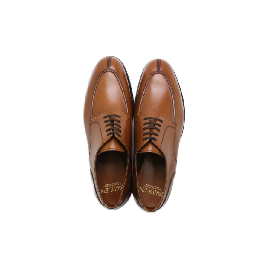 BRIDLEN メンズ ドレスシューズ Uチップダービー ブラウン ブリドレン gri-206br を採用