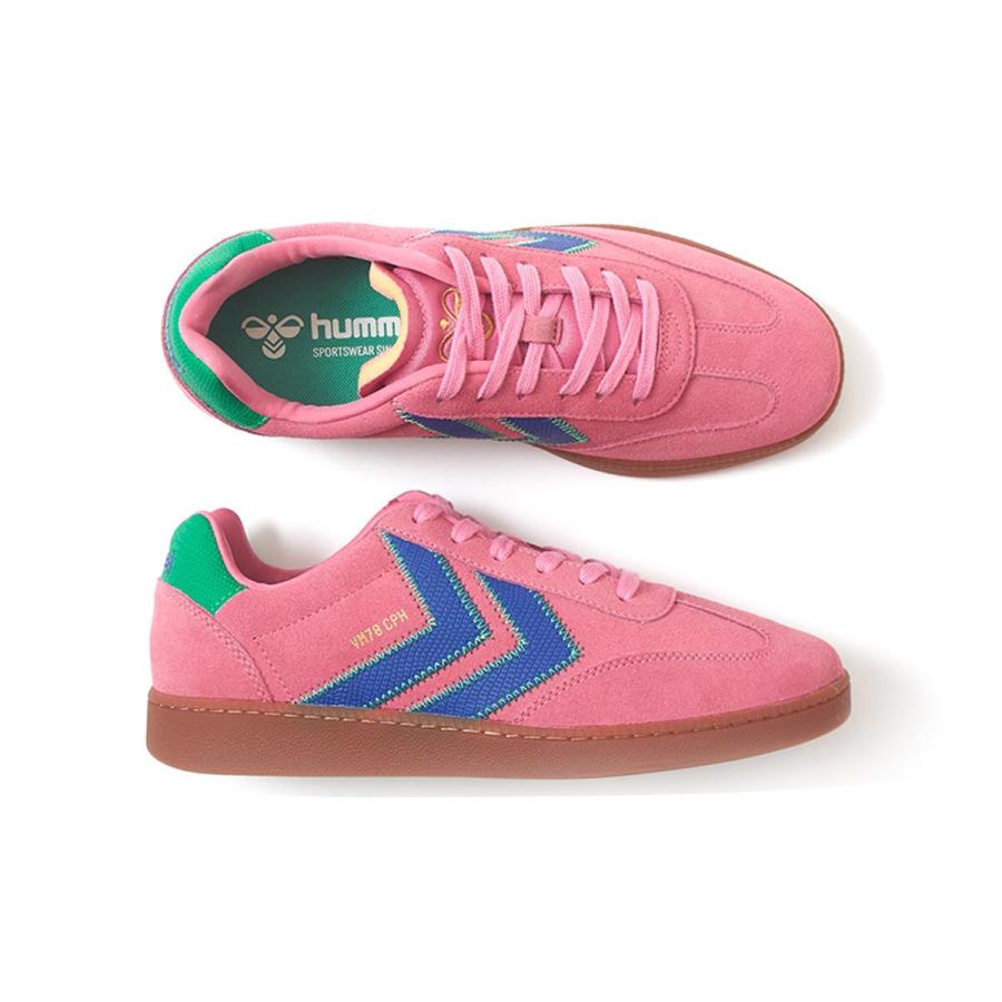 hummel ヒュンメル メンズ スニーカー サシェットピンク VM78 CPH LZ