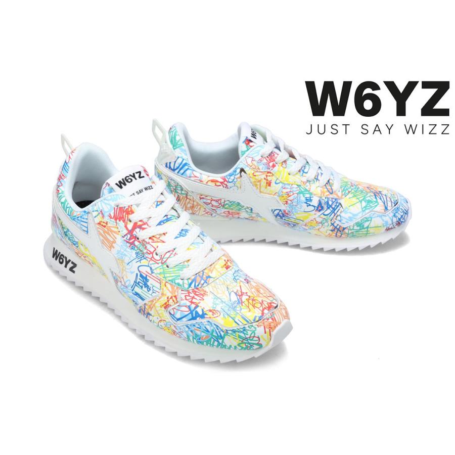 W6YZ（ウィズ） メンズ スニーカー ジェットエム ホワイト マルチ W6YZ 