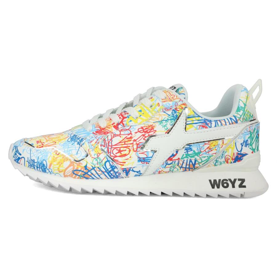 W6YZ（ウィズ） メンズ スニーカー ジェットエム ホワイト マルチ W6YZ 