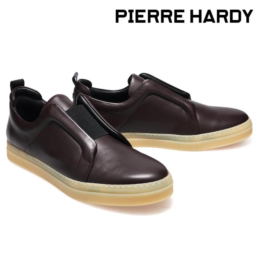 ピエールアルディ メンズ スニーカー スライダー ブラック バーガンディ PIERRE HARDY jx02zps26grcf jx02zps26calfの画像