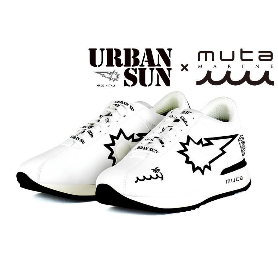 URBAN SUN ムータマリンホワイトスニーカー 43 URBAN SUN X MUTA