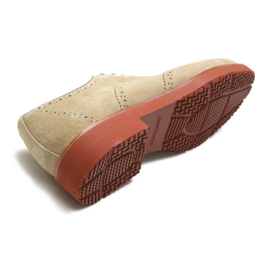 ハッシュパピー メンズ カジュアルシューズ ウイングチップ ベージュ 国産(日本製) Hush Puppies m-121t bg Puppies